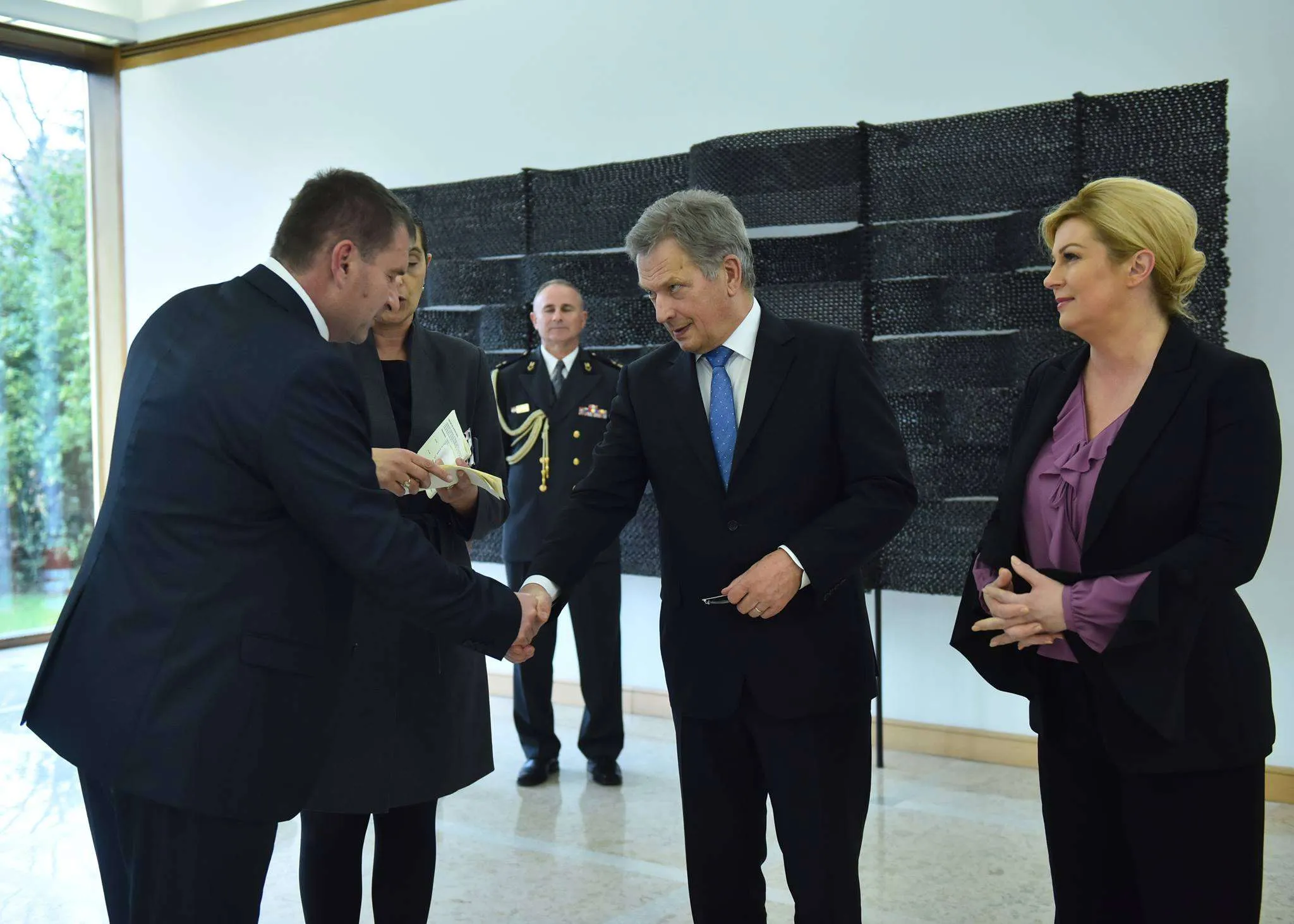 Reception at Presidential Palace